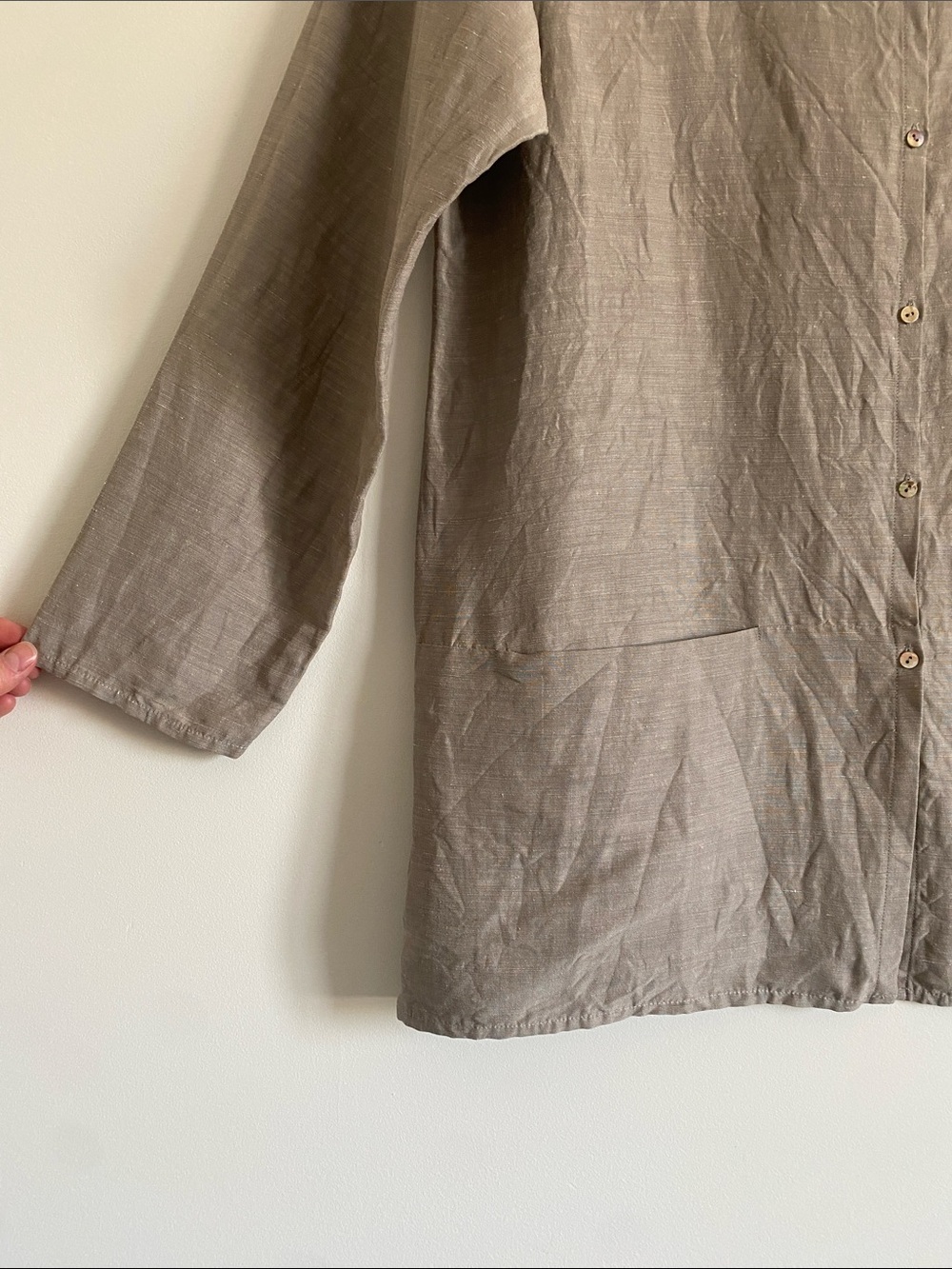 Eileen F Silk & Linen Set 2pc - Picture 7 of 16